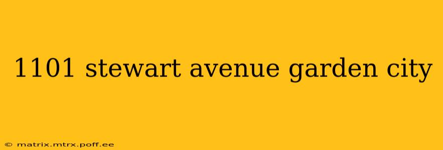 1101 stewart avenue garden city