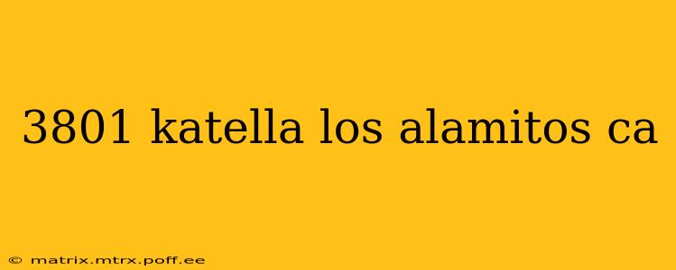 3801 katella los alamitos ca