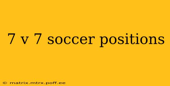 7 v 7 soccer positions