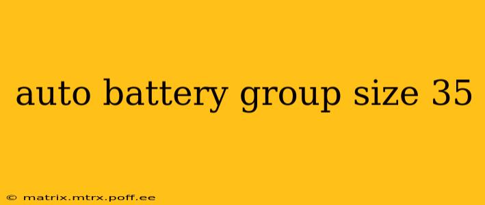 auto battery group size 35
