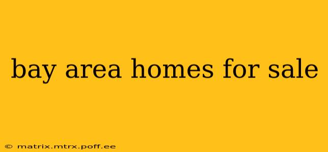 bay area homes for sale