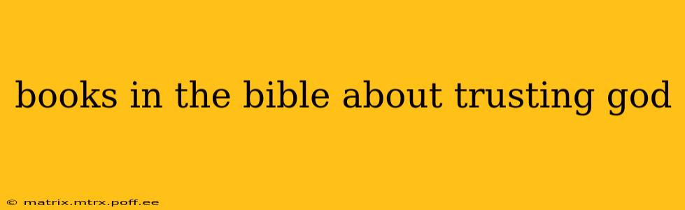 books in the bible about trusting god