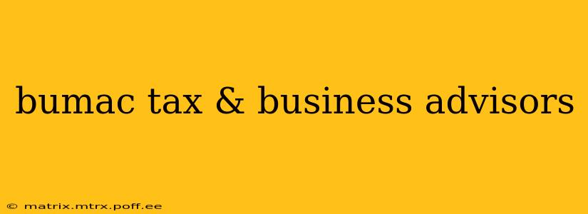 bumac tax & business advisors