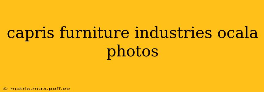 capris furniture industries ocala photos