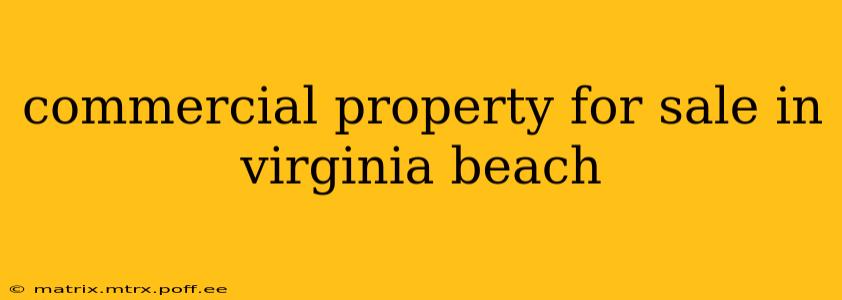 commercial property for sale in virginia beach