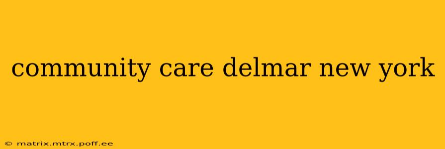 community care delmar new york