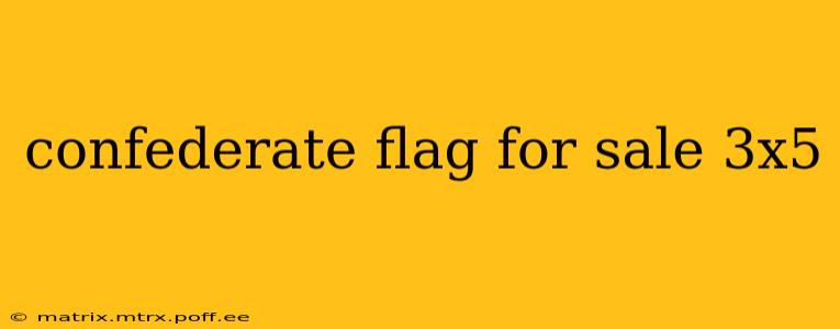 confederate flag for sale 3x5