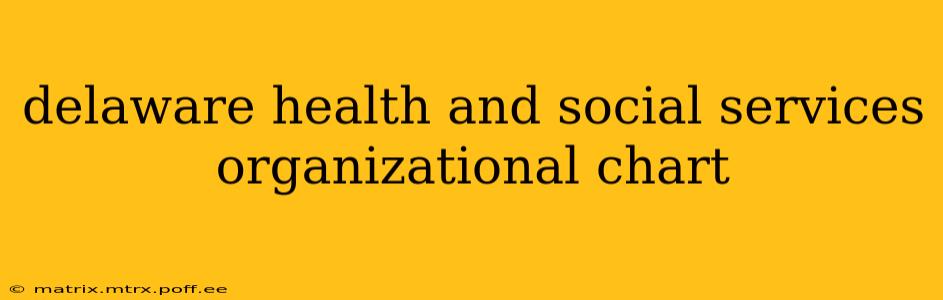 delaware health and social services organizational chart