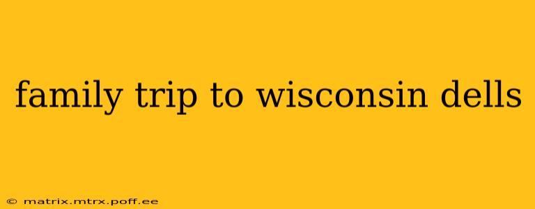 family trip to wisconsin dells