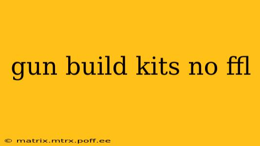 gun build kits no ffl
