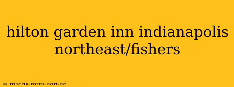 hilton garden inn indianapolis northeast/fishers