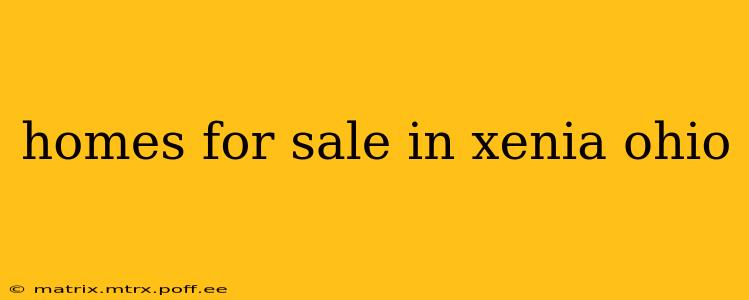 homes for sale in xenia ohio
