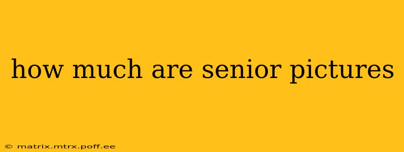 how much are senior pictures