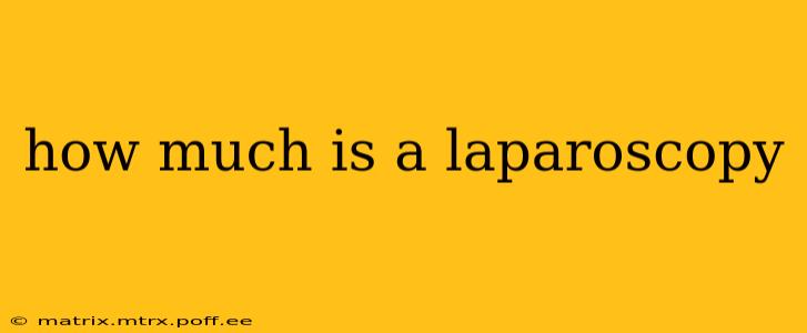 how much is a laparoscopy