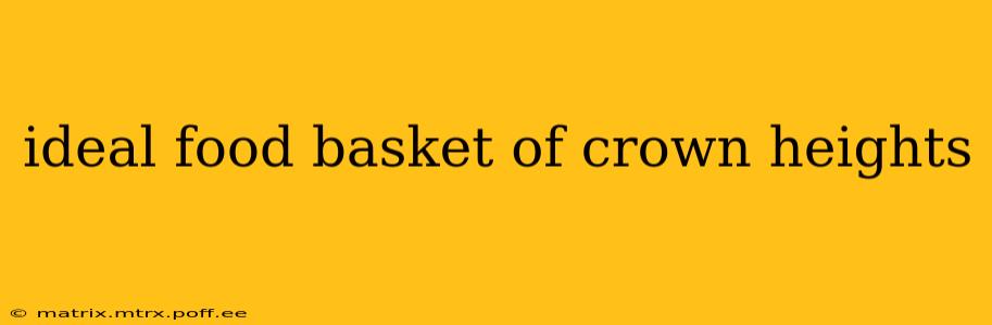 ideal food basket of crown heights