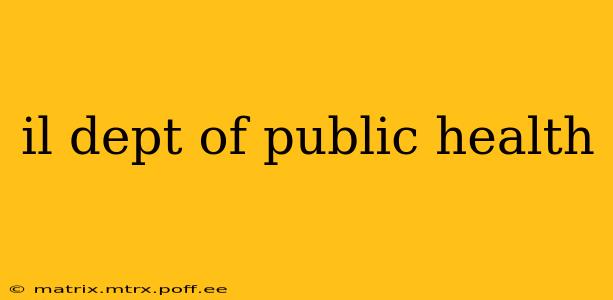 il dept of public health