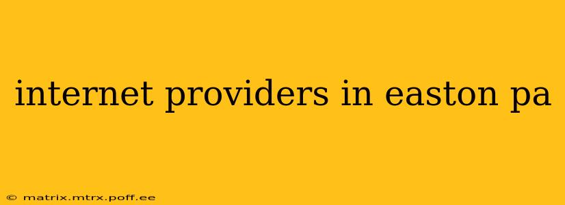 internet providers in easton pa