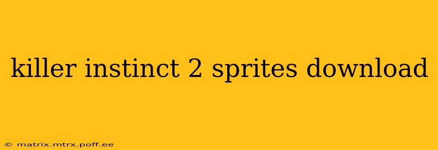 killer instinct 2 sprites download