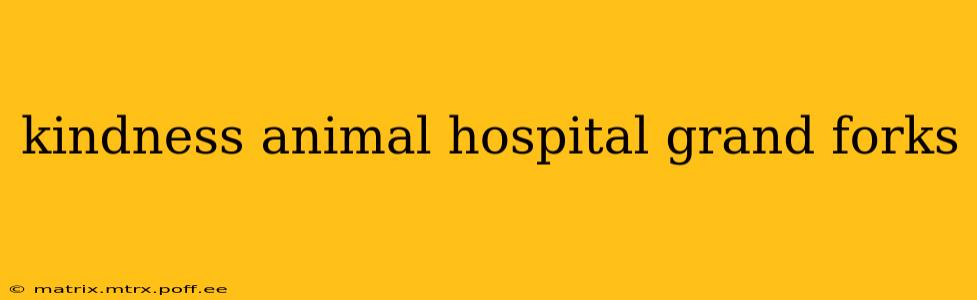 kindness animal hospital grand forks
