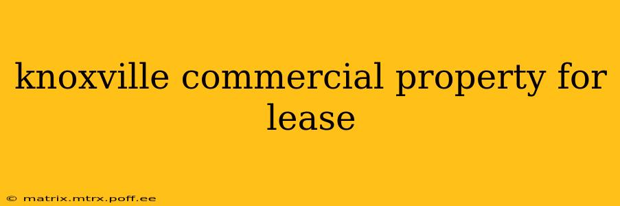 knoxville commercial property for lease