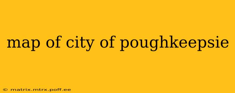 map of city of poughkeepsie