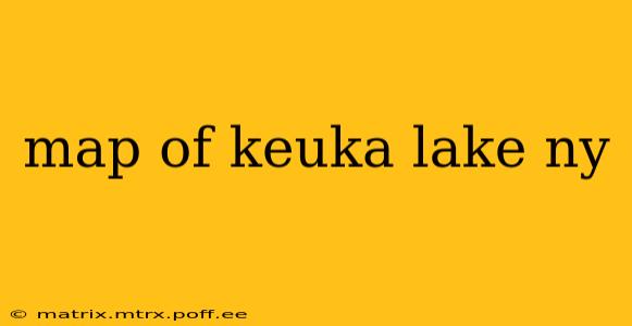 map of keuka lake ny