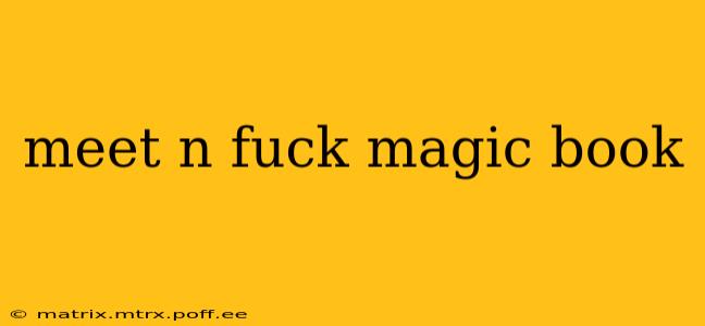 meet n fuck magic book