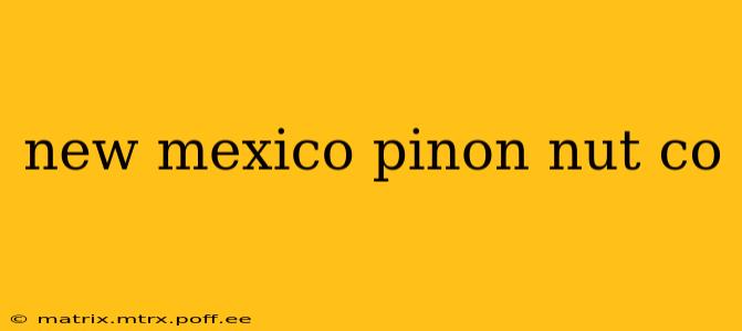 new mexico pinon nut co