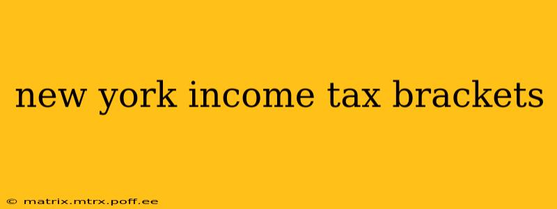 new york income tax brackets