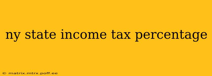ny state income tax percentage