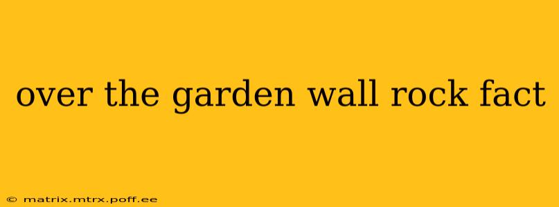 over the garden wall rock fact
