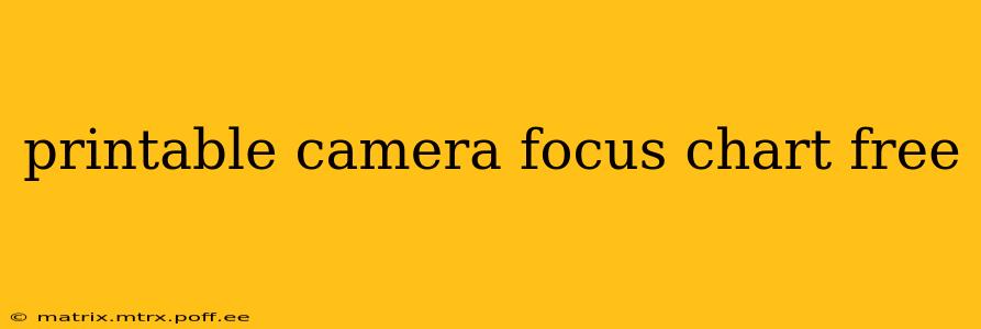 printable camera focus chart free