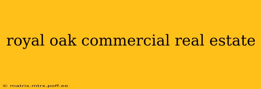 royal oak commercial real estate