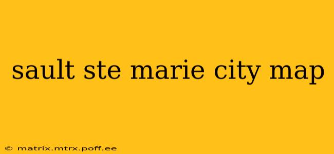 sault ste marie city map