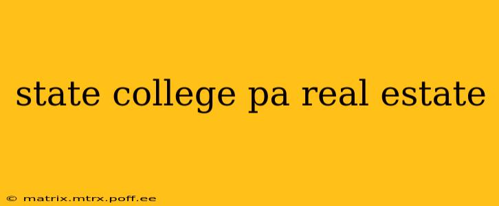 state college pa real estate