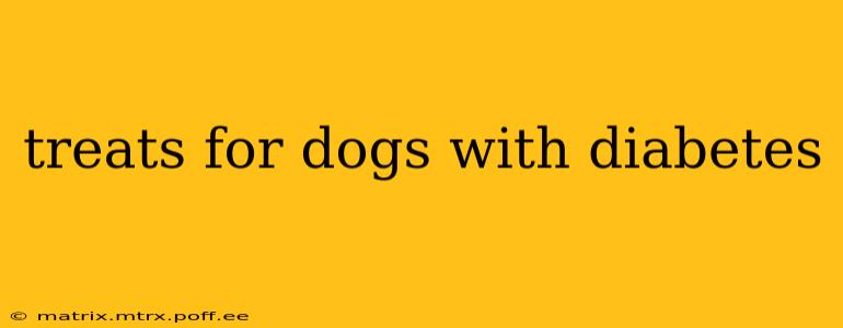 treats for dogs with diabetes