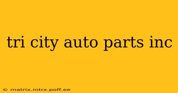 tri city auto parts inc