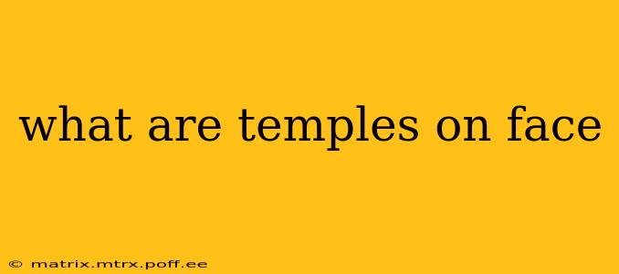 what are temples on face