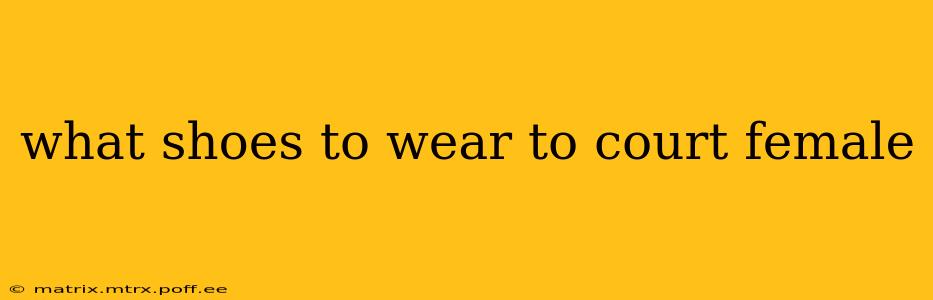 what shoes to wear to court female