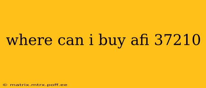where can i buy afi 37210